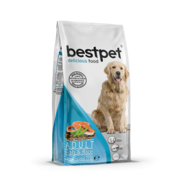 Bestpet - Bestpet Balık ve Pirinçli Yetişkin Köpek Maması 15 Kg