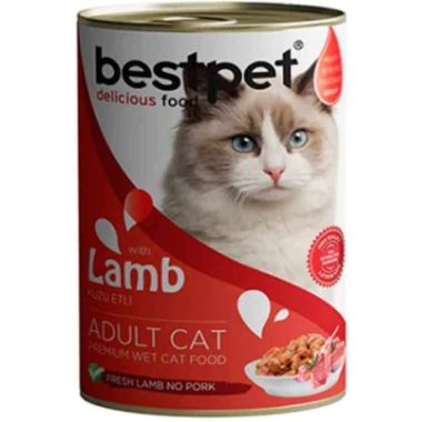 Bestpet - Bestpet Gravy Parça Kuzu Etli Kedi Konservesi 400 Gr