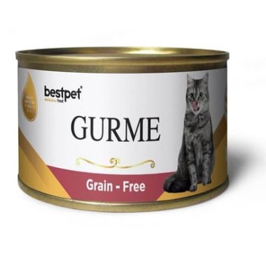 Bestpet - BestPet Gurme Jelly Tahılsız Kuzulu Kedi Konservesi 100 Gr