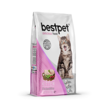Bestpet - BestPet Tavuklu ve Pirinçli Yavru Kedi Maması 1 Kg