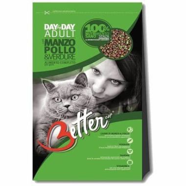 Better - Better DaybyDay Sığır ve Tavuk Etli ve Sebzeli Yetişkin Kedi Maması 20 Kg