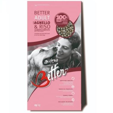 Better - Better Kuzu Etli ve Pirinçli Yetişkin Köpek Maması 15 Kg