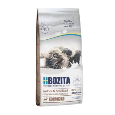 Bozita - Bozita Indoor & Sterilised Ren Geyikli Tahılsız Kısırlaştırılmış Kedi Maması 2 Kg