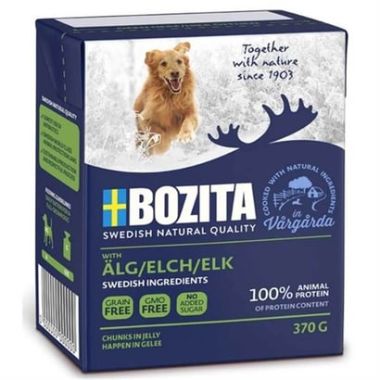 Bozita - Bozita Natural Elch Geyikli Köpek Konservesi 370 Gr