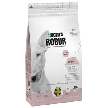 Bozita - Bozita Robur Sensitive Single Protein Somonlu Köpek Maması 12,5 Kg