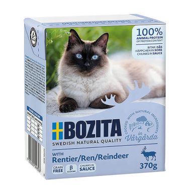 Bozita - Bozita Sos İçinde Ren Geyikli Konserve Kedi Maması 370 Gr