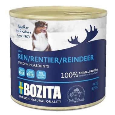 Bozita - Bozita Tahılsız Ren Geyiği Etli Köpek Konservesi 625 Gr