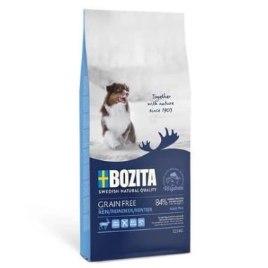 Bozita - Bozita Tahılsız Ren Geyikli Köpek Maması 12,5 Kg