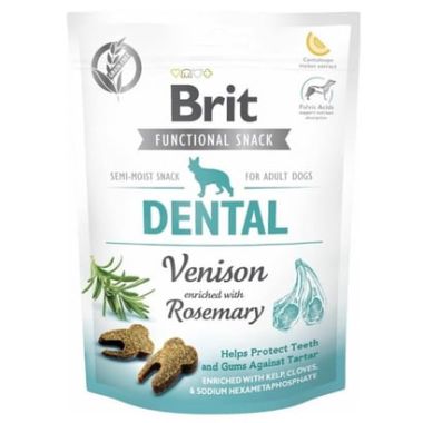 Brit Care - Brit Care Functional Snack Dental Venison Geyik Eti ve Biberiyeli Köpek Ödülü 150 Gr
