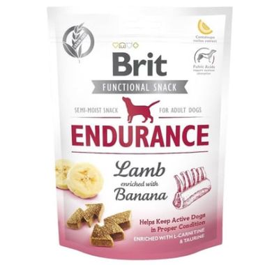 Brit Care - Brit Care Functional Snack Endurance Kuzu ve Muzlu Köpek Ödülü 150 Gr