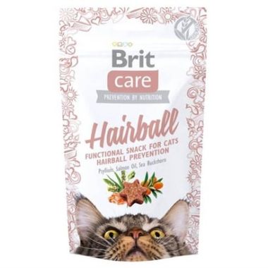 Brit Care - Brit Care Functional Snack Tüy Yumağı Kedi Ödül Maması 12*50 Gr