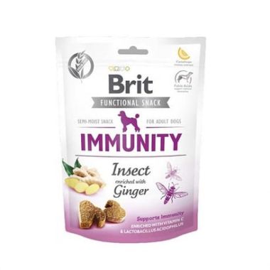 Brit Care - Brit Care Functional Snack Immunity Insect - Larva ve Zencefil Köpek Ödülü 150 Gr