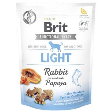 Brit Care - Brit Care Functional Snack Light Tavşan - Papaya Kilo Kontrolü Tahılsız Köpek Ödülü 150 Gr