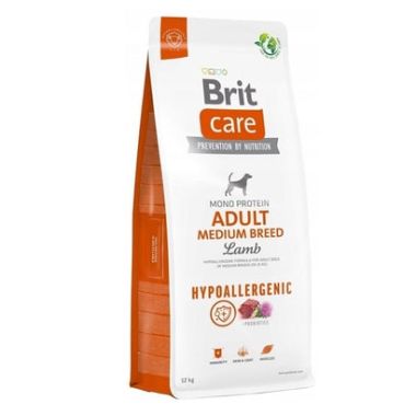 Brit Care - Brit Care Hypoallergenic Adult Medium Breed Kuzulu Köpek Maması 12 Kg