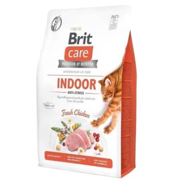 Brit Care - Brit Care Indoor Anti-Stress Tavuklu Kedi Maması 2 Kg