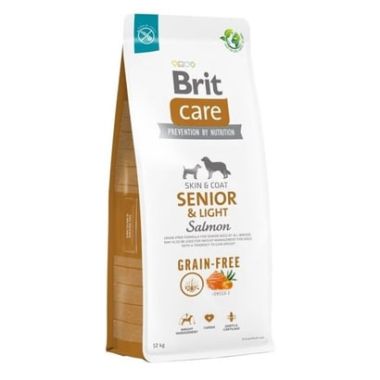 Brit Care - Brit Care Light Somonlu ve Patatesli Tahılsız Yaşlı Köpek Maması 12 Kg