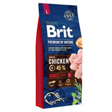 Brit Care - Brit Care Premium Nature Adult Large Breed Tavuklu Köpek Maması 15 Kg