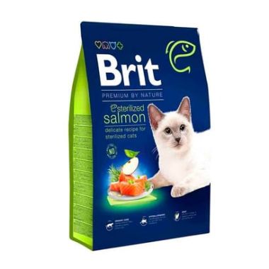 Brit Care - Brit Care Premium Nature Sterilised Somonlu Kedi Maması 8 Kg