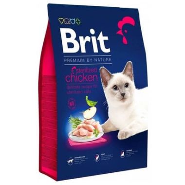 Brit Care - Brit Care Premium Nature Sterilised Tavuklu Kedi Maması 8 Kg