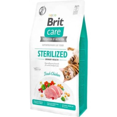 Brit Care - Brit Care Sterilised Urinary Health Tavuklu Kedi Maması 7 Kg