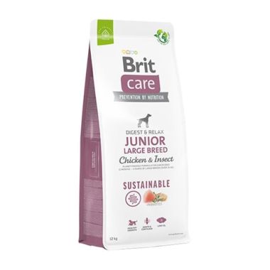 Brit Care - Brit Care Sustainable Junior Large Breed Larva ve Tavuk Etli Köpek Maması 12 Kg