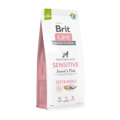 Brit Care - Brit Care Sustainable Sensitive Larva ve Balıklı Köpek Maması 12 Kg