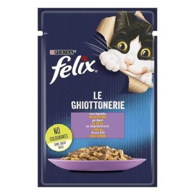 Felix - Purina Felix Agail Kuzu Etli Kedi Yaş Mama 85 Gr