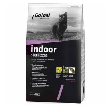 Golosi - Golosi Indoor Somonlu Pirinçli Kısırlaştırılmış Kedi Maması 20 Kg