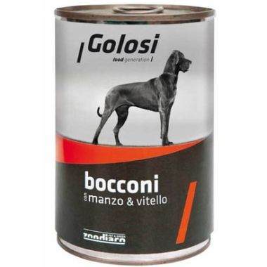 Golosi - Golosi Sığır Ve Dana Etli Köpek Konserve Maması 400 Gr