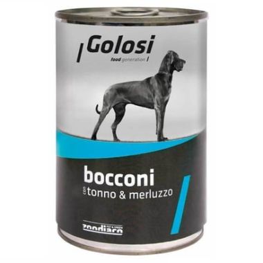Golosi - Golosi Ton ve Morina Balıklı Köpek Konserve Maması 400 Gr