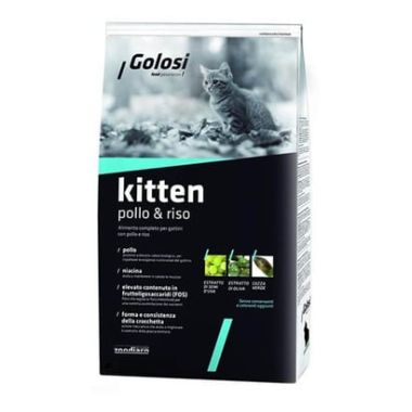 Golosi - Golosi Tavuk Etli ve Pirinçli Yavru Kedi Maması 1,5 Kg