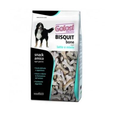 Golosi - Golosi Sütlü ve Ballı Köpek Bisküvisi 600 Gr