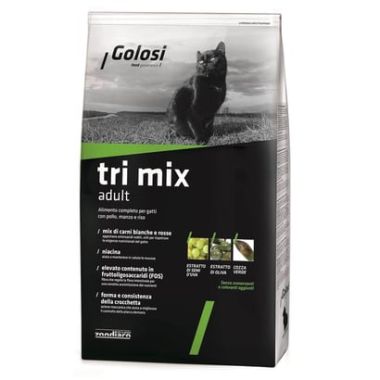 Golosi - Golosi Tri Mix Tavuk ve Sığır Etli ve Pirinçli Kedi Maması 20 Kg