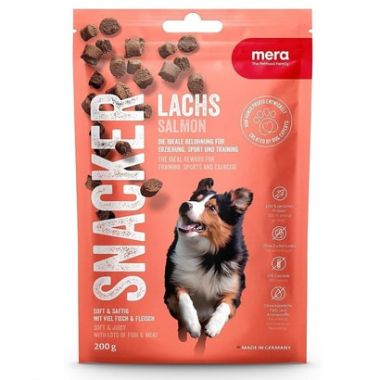 Mera - Mera Snacker Somonlu Yumuşak Köpek Ödülü 200 Gr