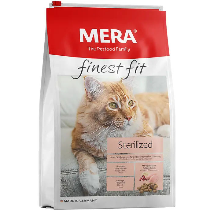 Mera Finest Fit Sterilised Kısır Kedi Maması 10 Kg - Thumbnail