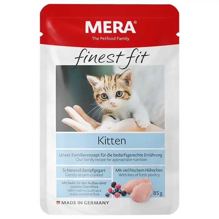 Mera - Mera Finest Fit Kitten Pouch Yaş Kedi Maması 85 Gr