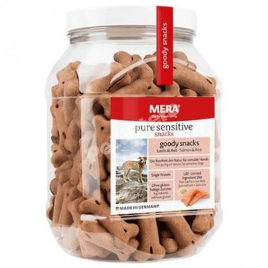 Mera - Mera Pure Sensitive Somonlu ve Pirinçli Köpek Bisküvisi 600 Gr