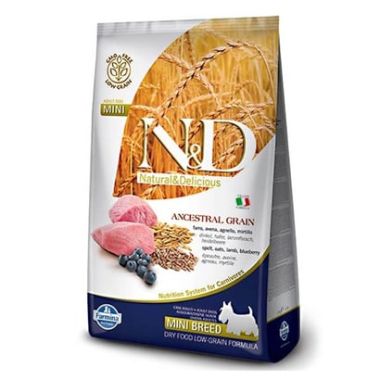 N&D - N&D Ancestral Grain Kuzu ve Yaban Mersini Mini Adult Köpek Maması 800 Gr