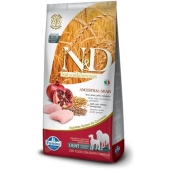 N&D Ancestral Grain Light Tavuk ve Nar Yetişkin Medium-Maxi Köpek Maması 12 Kg - Thumbnail