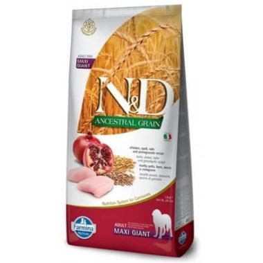 N&D - N&D Ancestral Grain Tavuk ve Nar Yetişkin Giant Maxi Köpek Maması 12 Kg