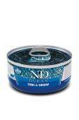 N&D Ocean Ton Balığı ve Karides Kedi Konservesi 70 Gr - Thumbnail