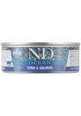 N&D Ocean Ton Balıklı ve Somonlu Kedi Konservesi 85 Gr - Thumbnail