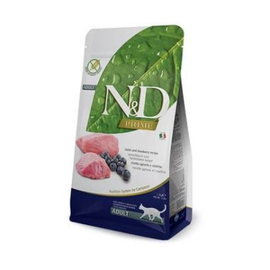 N&D - N&D Prime Kuzu ve Yaban Mersini Tahılsız Kedi Maması 5 Kg