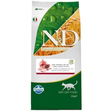 N&D - N&D Prime Tavuk ve Nar Tahılsız Kedi Maması 10 Kg