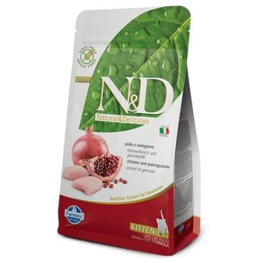 N&D - N&D Prime Tavuk ve Nar Tahılsız Yavru Kedi Maması 5 Kg