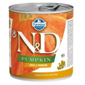 N&D Pumpkin Bıldırcın ve Balkabağı Köpek Konservesi 6*285 Gr - Thumbnail