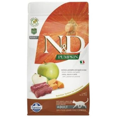 N&D - N&D Pumpkin Geyik ve Elma Tahılsız Kedi Maması 5 Kg