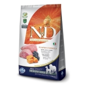 N&D Pumpkin Kuzu ve Yaban Mersini Adult Medium-Maxi Tahılsız Köpek Maması 12 Kg - Thumbnail
