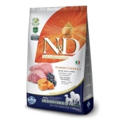 N&D Pumpkin Kuzu ve Yaban Mersini Adult Medium-Maxi Tahılsız Köpek Maması 12 Kg - Thumbnail