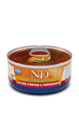 N&D Pumpkin Tavuk, Balkabağı ve Nar Kedi Konservesi 24*70 Gr - Thumbnail